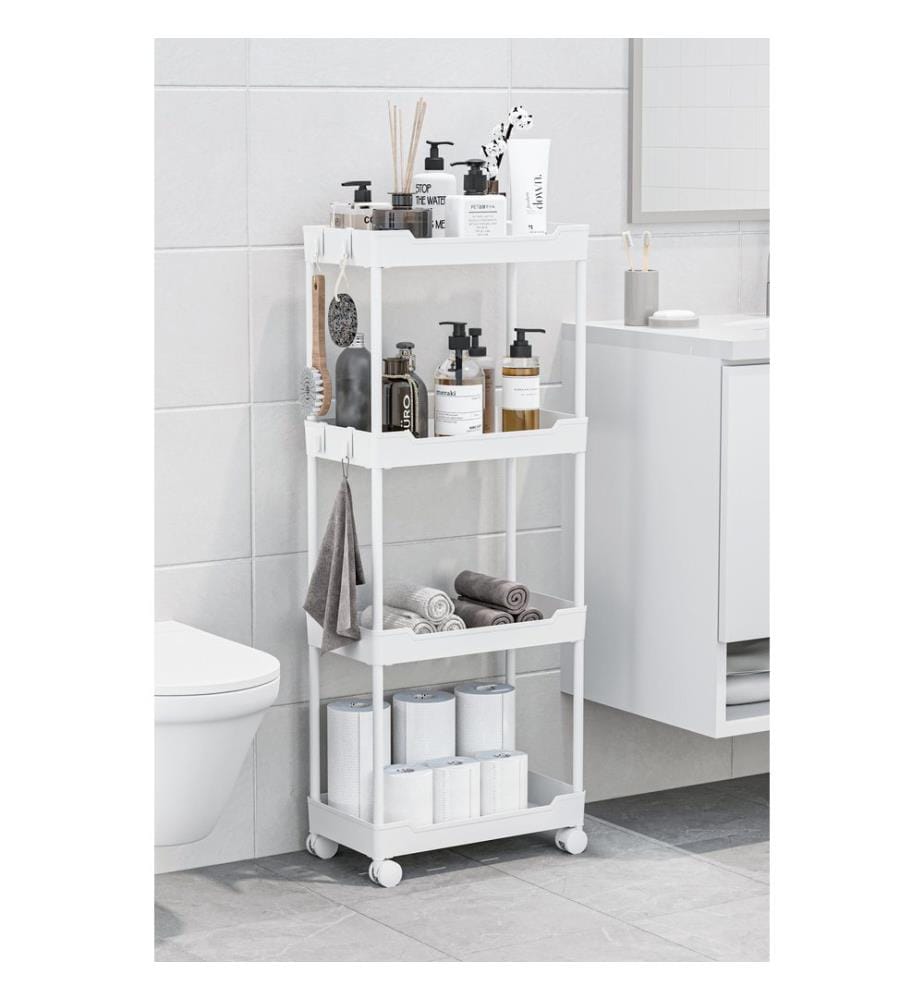 Organizer aus Kunststoff, 100 % Kunststoff, Weiss