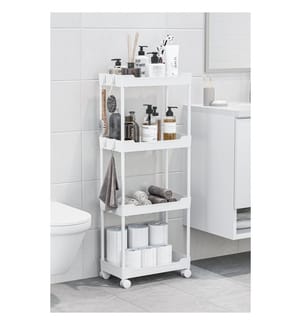 Organizer aus Kunststoff, 100 % Kunststoff, Weiss