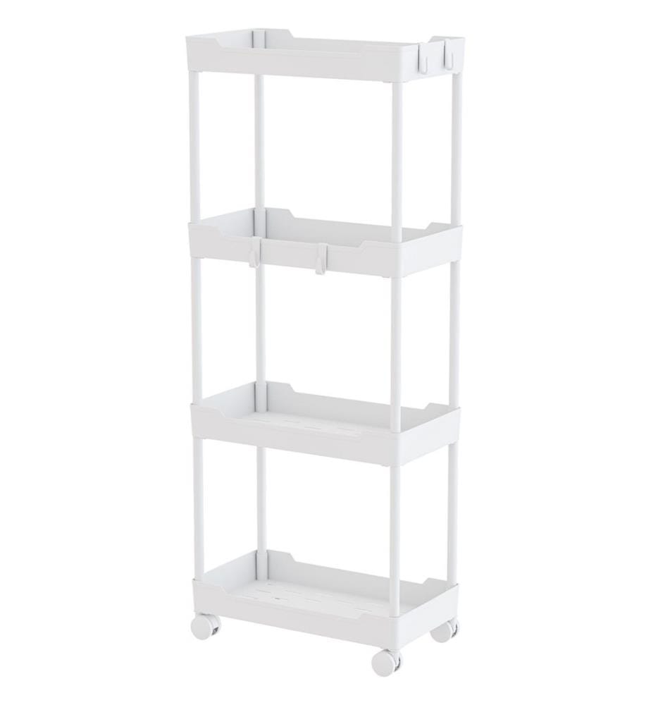 Organizer aus Kunststoff, 100 % Kunststoff, Weiss