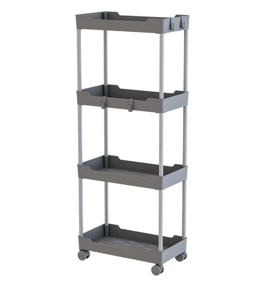 Organizer aus Kunststoff, 100 % Kunststoff, Grau