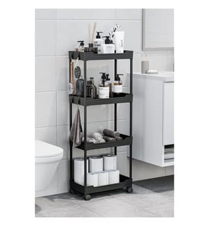 Organizer aus Kunststoff, 100 % Kunststoff, Schwarz