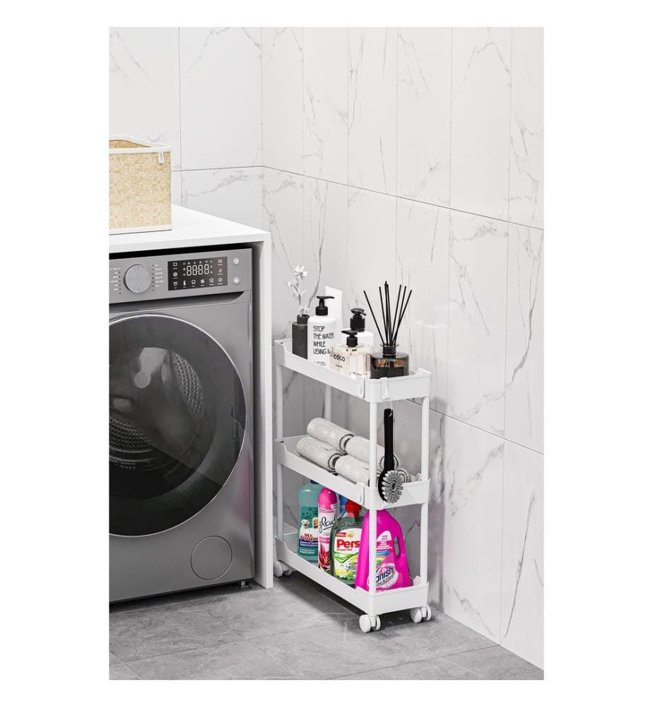 Organizer aus Kunststoff, 100 % Kunststoff, Weiss