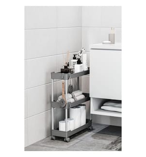 Organizer aus Kunststoff, 100 % Kunststoff, Grau