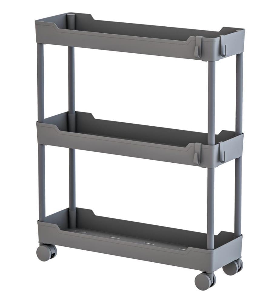 Organizer aus Kunststoff, 100 % Kunststoff, Grau