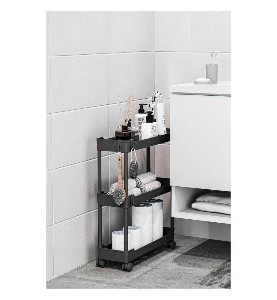 Organizer aus Kunststoff, 100 % Kunststoff, Schwarz