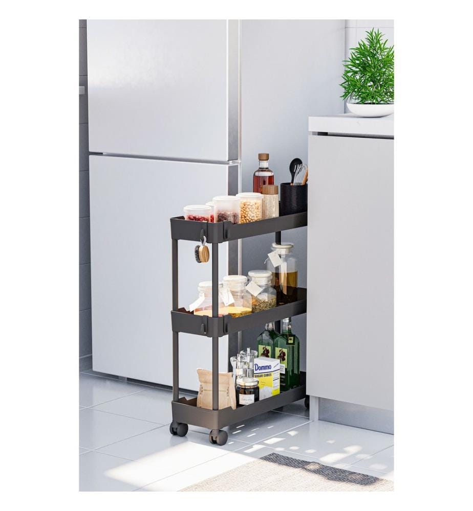 Organizer aus Kunststoff, 100 % Kunststoff, Schwarz