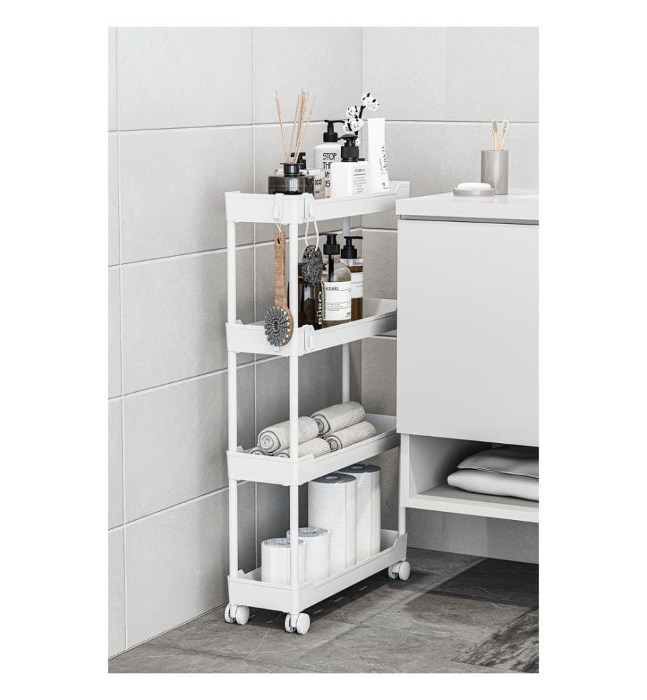 Organizer aus Kunststoff, 100 % Kunststoff, Weiss