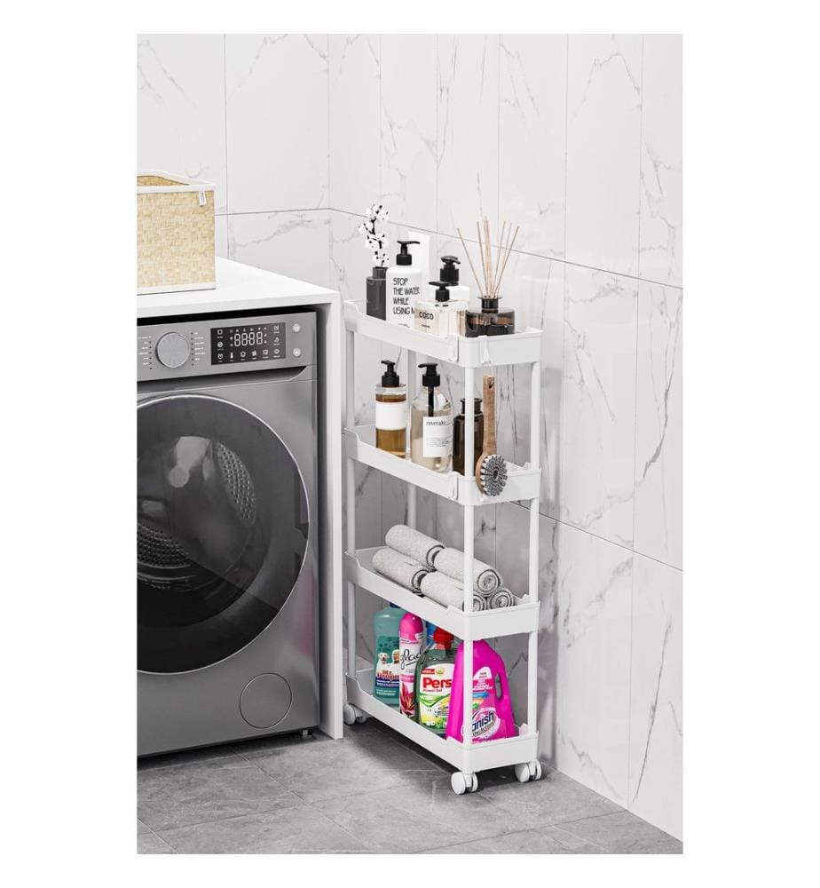 Organizer aus Kunststoff, 100 % Kunststoff, Weiss