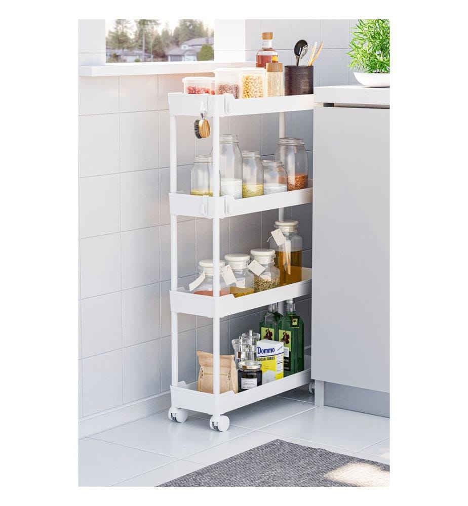 Organizer aus Kunststoff, 100 % Kunststoff, Weiss