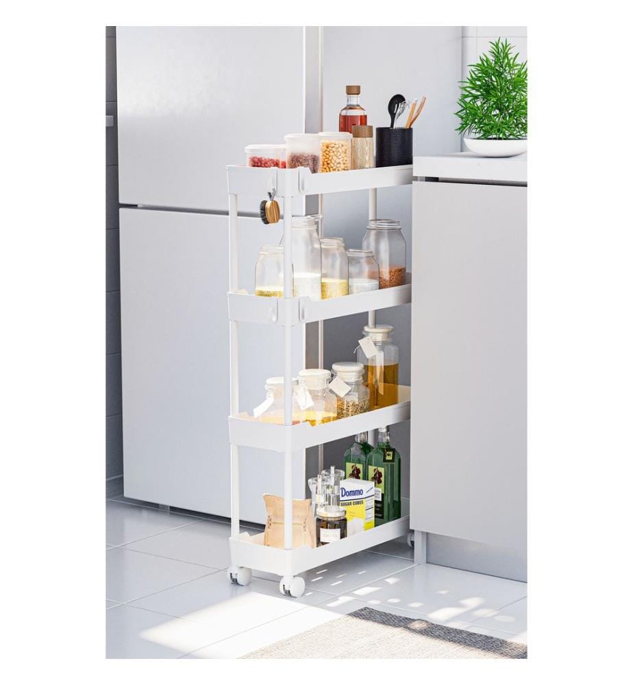 Organizer aus Kunststoff, 100 % Kunststoff, Weiss