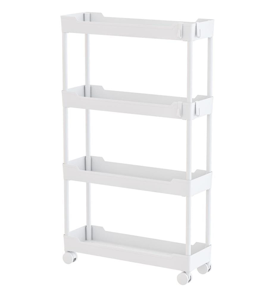 Organizer aus Kunststoff, 100 % Kunststoff, Weiss