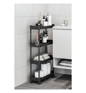 Organizer aus Kunststoff, 100 % Kunststoff, Schwarz