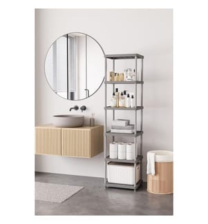Organizer aus Kunststoff, 100 % Kunststoff, Grau