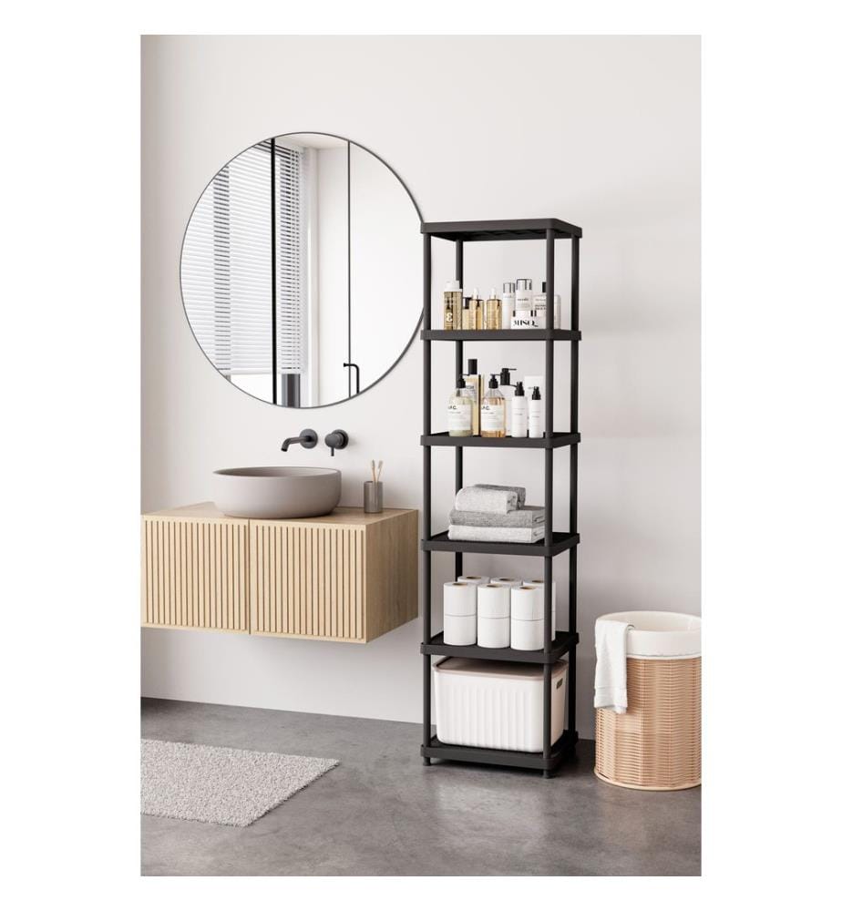 Organizer aus Kunststoff, 100 % Kunststoff, Schwarz