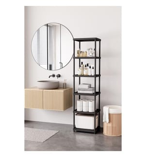 Organizer aus Kunststoff, 100 % Kunststoff, Schwarz