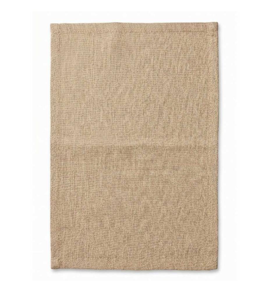 Tischset, 6-teilig, 100 % Leinen, Beige