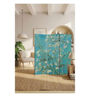 Raumteiler, 100 % Leinwand, mehrfarbig
