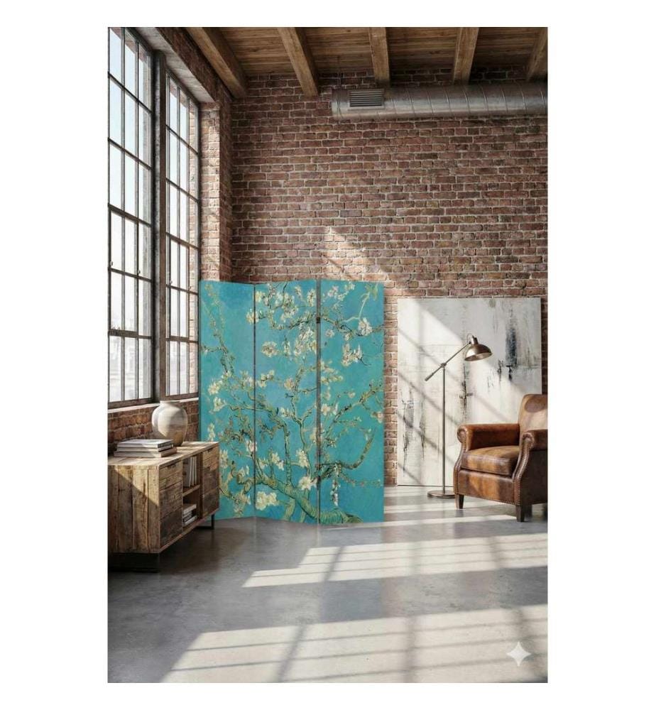 Raumteiler, 100 % Leinwand, mehrfarbig