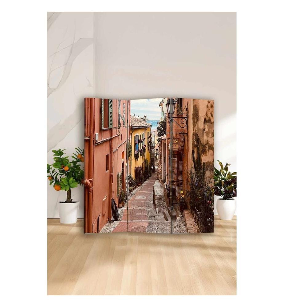 Raumteiler, 100 % Leinwand, mehrfarbig