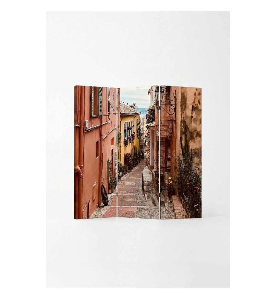 Raumteiler, 100 % Leinwand, mehrfarbig