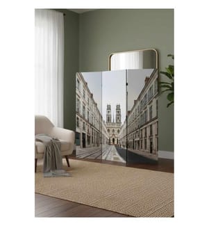 Raumteiler, 100 % Leinwand, mehrfarbig