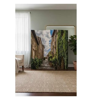 Raumteiler, 100 % Leinwand, mehrfarbig