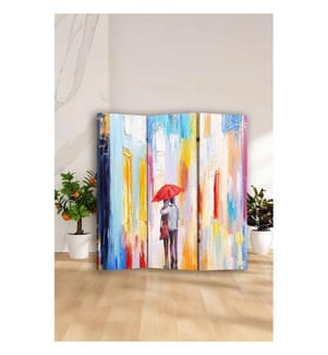 Raumteiler, 100 % Leinwand, mehrfarbig