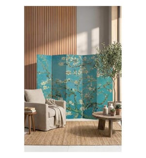 Raumteiler, 100 % Leinwand, mehrfarbig