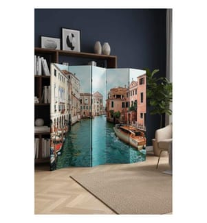 Raumteiler, 100 % Leinwand, mehrfarbig