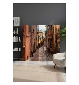 Raumteiler, 100 % Leinwand, mehrfarbig