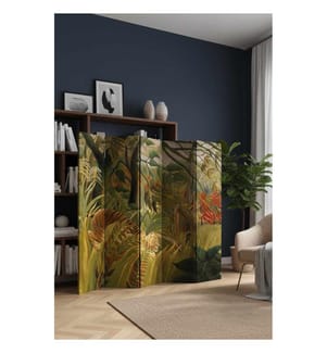 Raumteiler, 100 % Leinwand, mehrfarbig