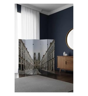Raumteiler, 100 % Leinwand, mehrfarbig
