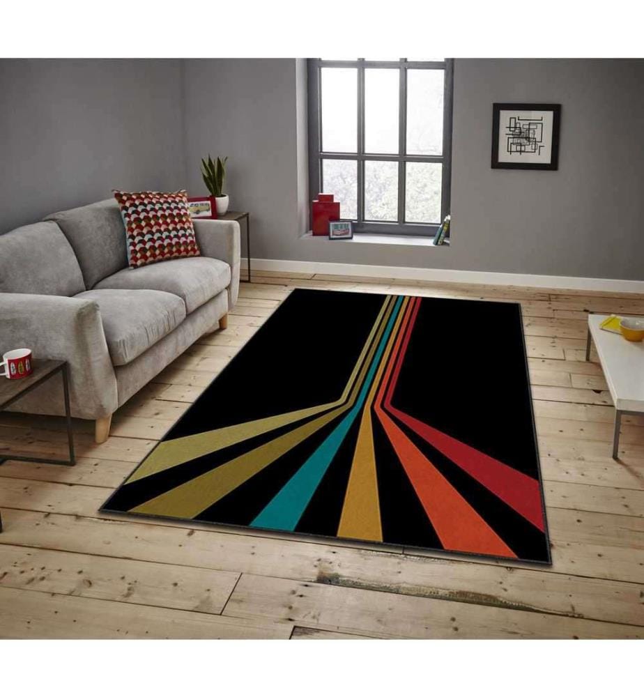 Teppich, Mehrfarbig, 100% Polyester, 160 x 230 cm