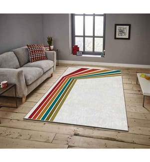 Teppich, Mehrfarbig, 100% Polyester, 160 x 230 cm
