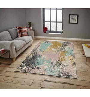 Teppich, Mehrfarbig, 100% Polyester, 120 x 180 cm