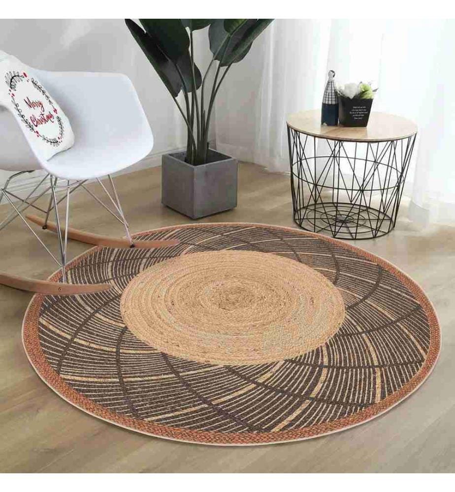 Tappeto, 100 x 100, , Crema, 70% Cotone - 30% Poliestere, Suola in cotone