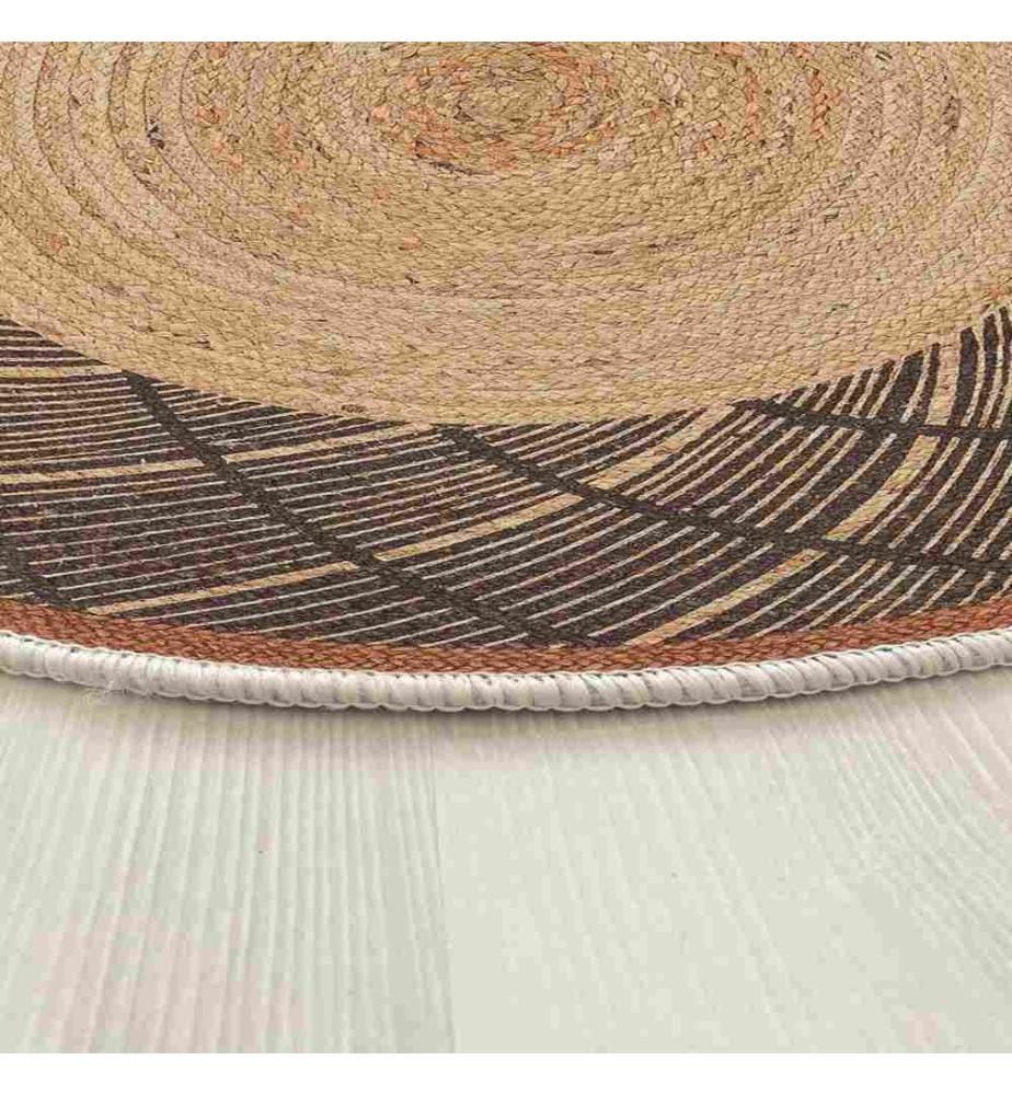 Tappeto, 100 x 100, , Crema, 70% Cotone - 30% Poliestere, Suola in cotone
