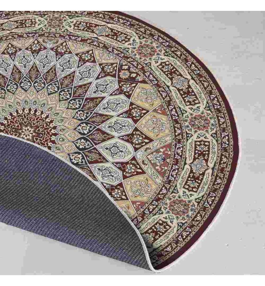 Tappeto, 90 x 90, , Rosso, 70% Cotone - 30% Poliestere, Suola di cotone