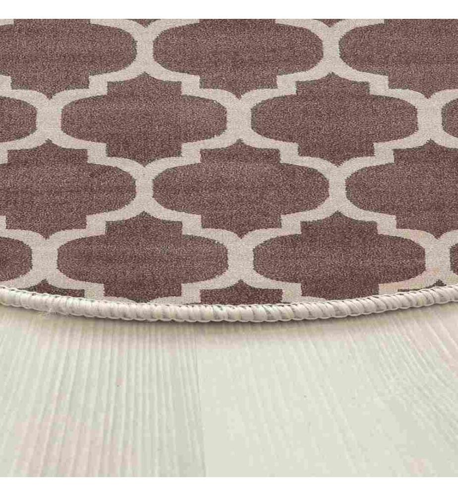 Tappeto, 100 x 100, , Marrone, 70% Cotone - 30% Poliestere, Suola in cotone