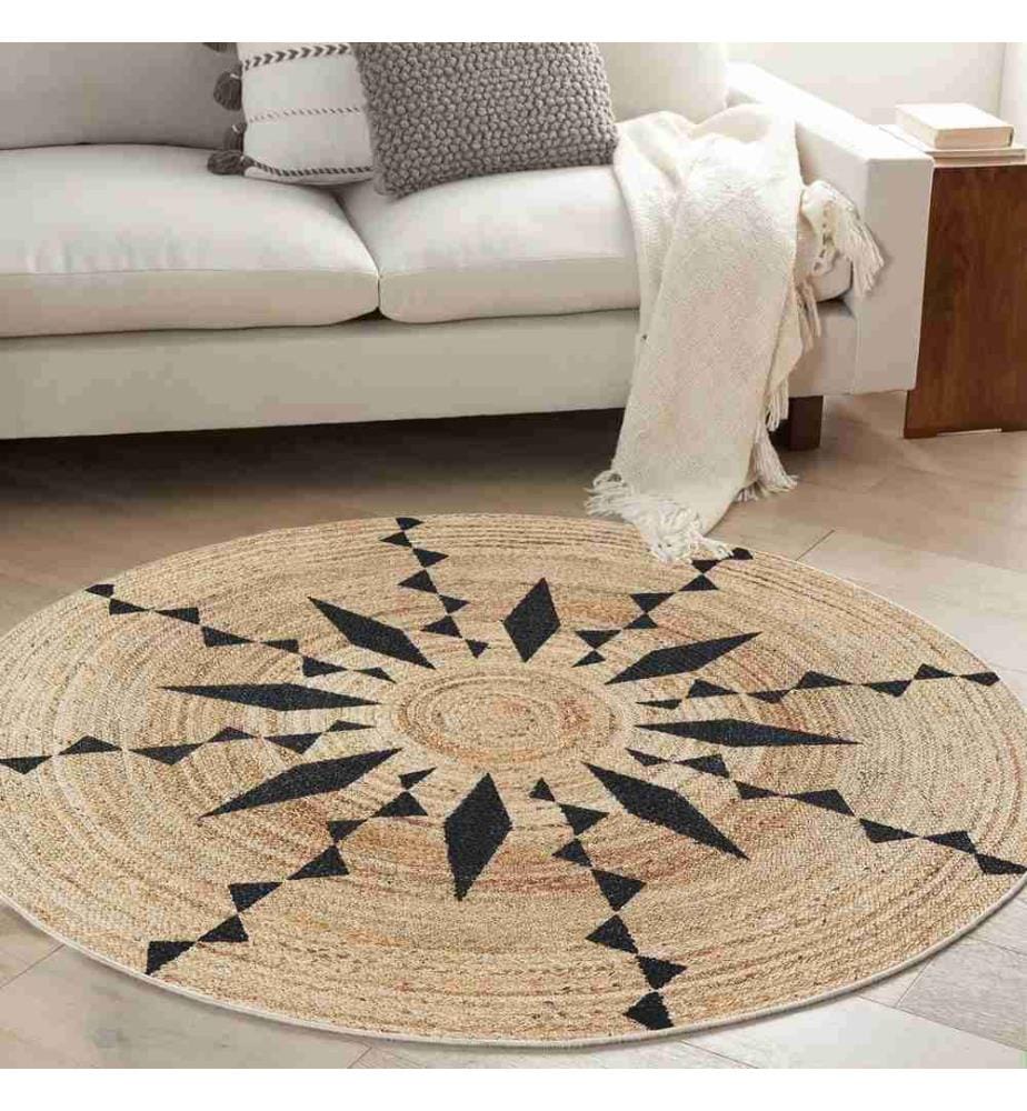 Rug, 100 x 100, , Cream, 70% Cotton - 30% Polyester, Cotton Sole