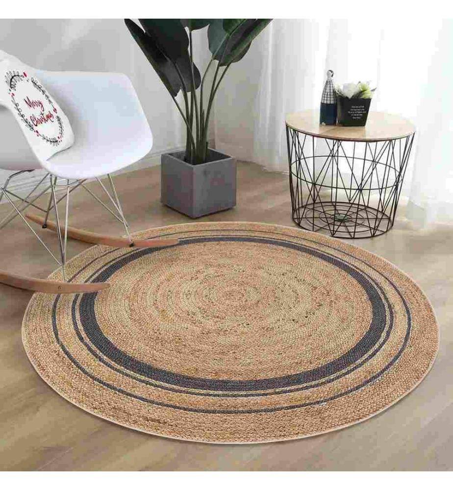 Rug, 90 x 90, , Cream, 70% Cotton - 30% Polyester, Cotton Sole