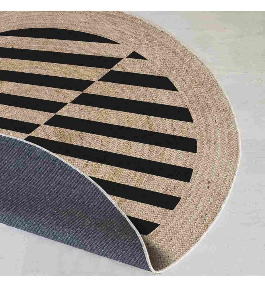 Tappeto, 100 x 100, , Crema, 70% Cotone - 30% Poliestere, Suola in cotone