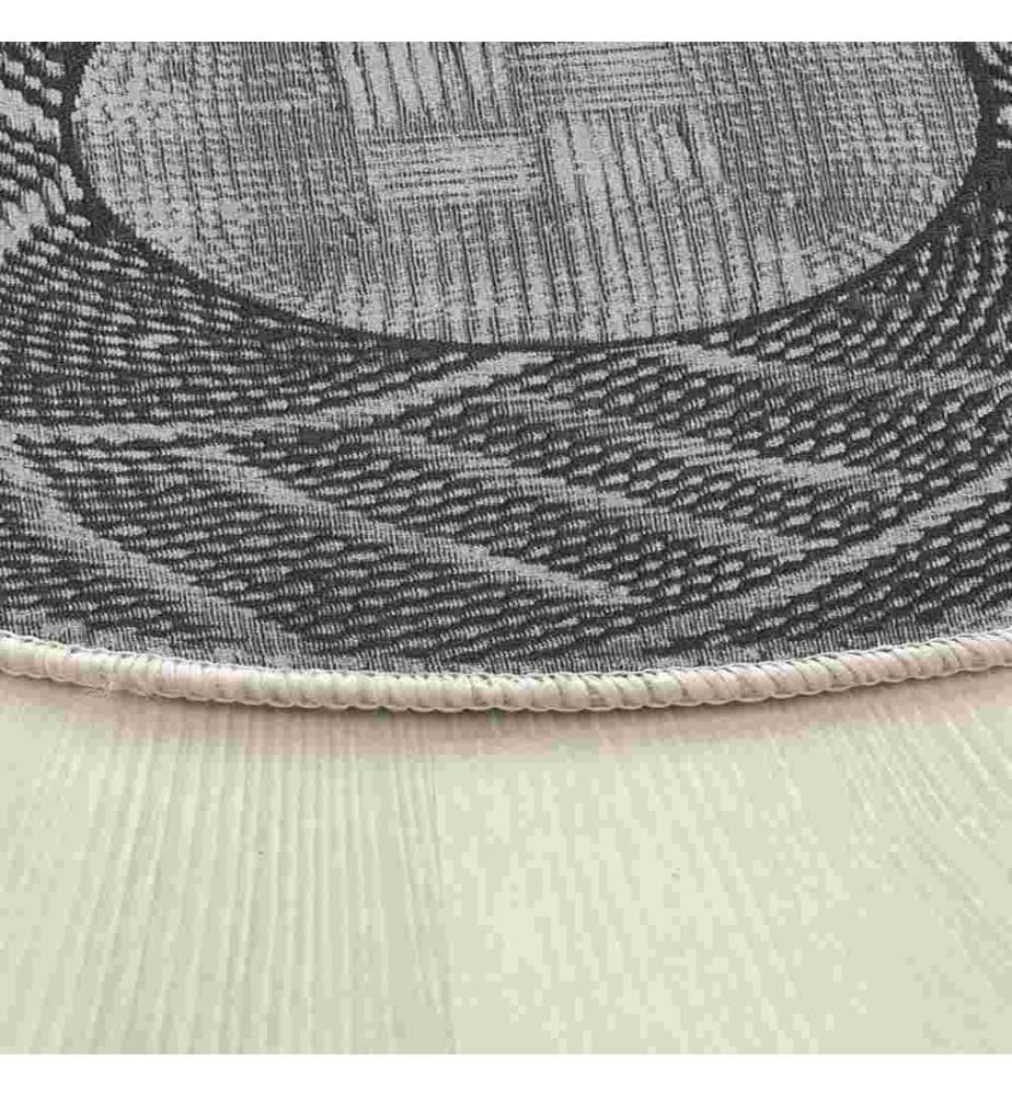 Tappeto, 100 x 100, , Grigio, 70% Cotone - 30% Poliestere, Suola in cotone