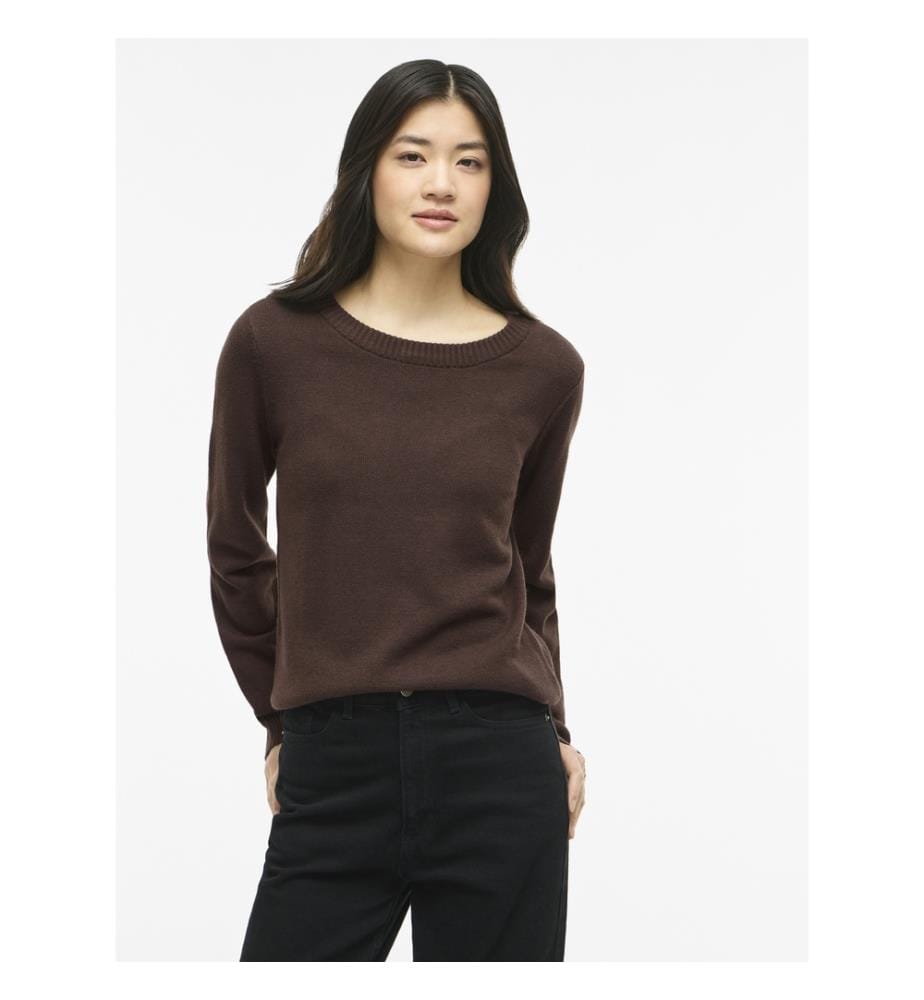 Knit Sweater - Coffee Bean