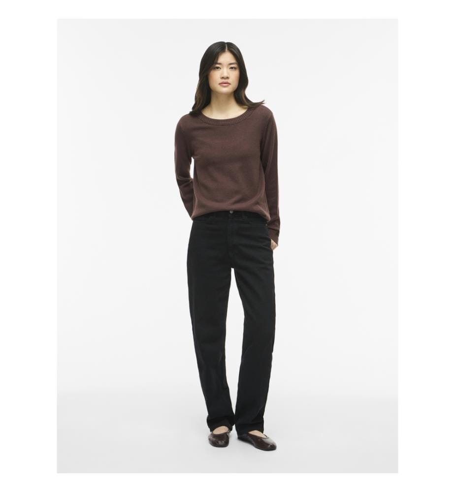 Knit Sweater - Coffee Bean