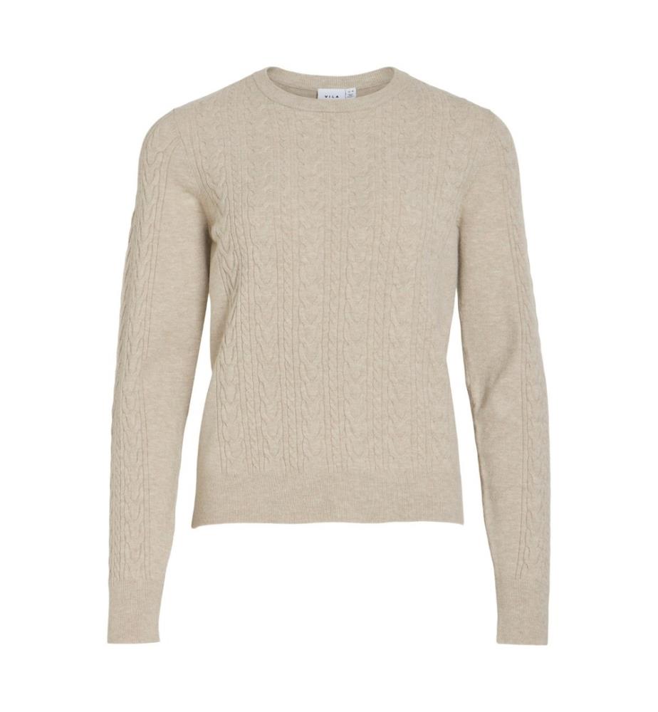 Knit Sweater - Natural Marled