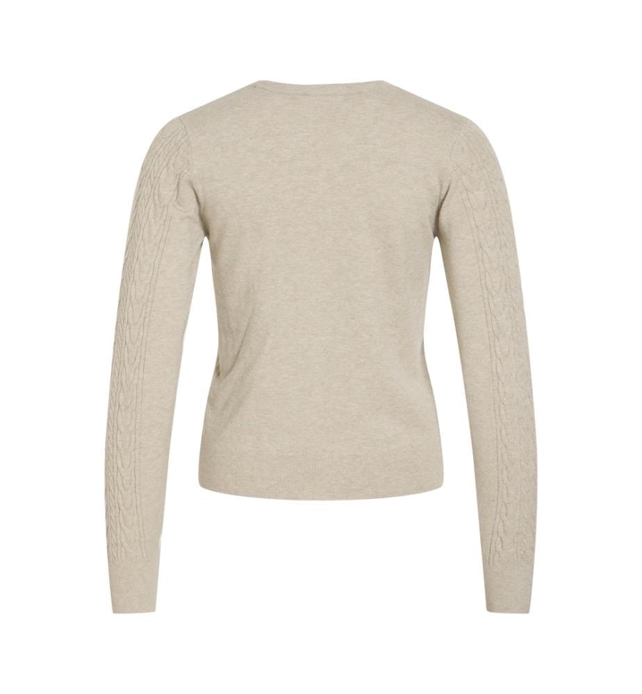 Knit Sweater - Natural Marled