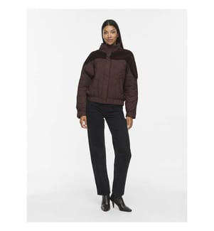 Quilted Jacket - Coffee Bean