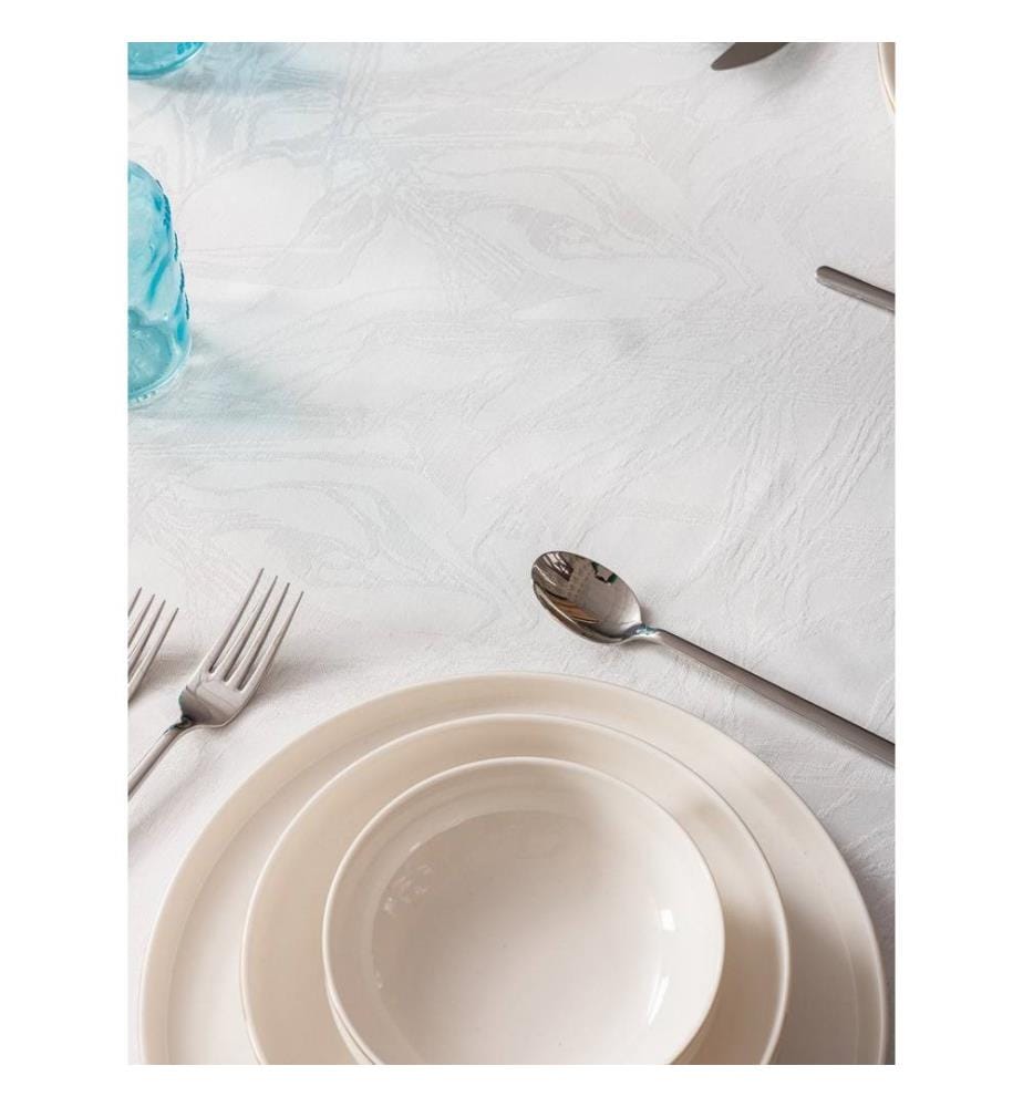 Tablecloth, White, 100% Polyester