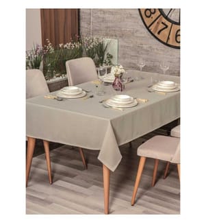 Tischtuch, Beige, 100% Polyester